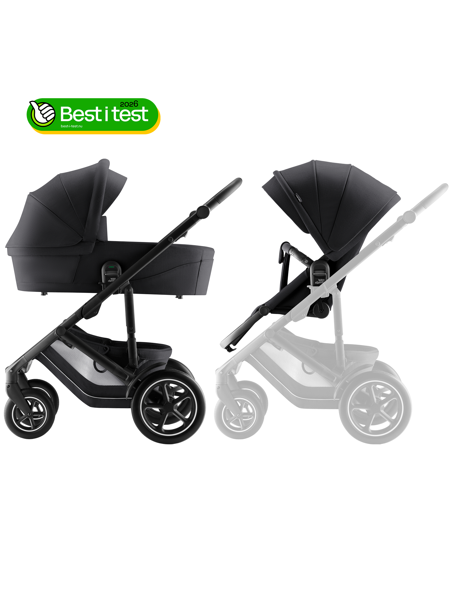 Britax Smile 5z inkl liggedel - Carbon Black